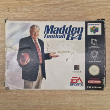 MADDEN FOOTBALL 64 N64 (JEU BOITE NOTICE)