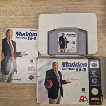 MADDEN FOOTBALL 64 N64 (JEU BOITE NOTICE)