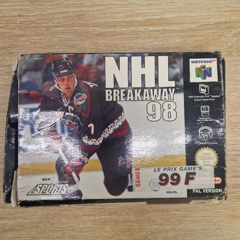 NHL BREAKAWAY 98 NINTENDO 64 N64 (JEU BOITE--)