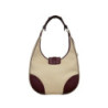 SAC A MAIN BVLGARI BEIGE - BORDEAUX