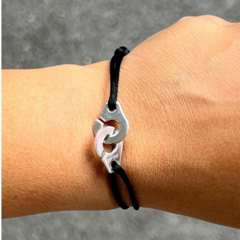 BRACELET DINH VAN MENOTTES EN ARGENT