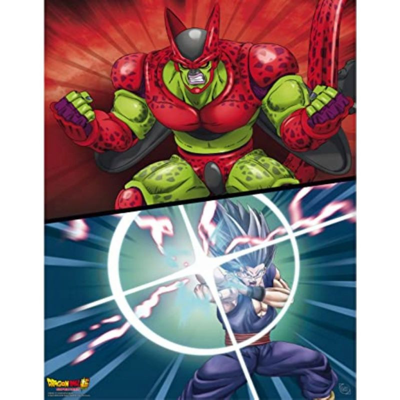 DRAGON BALL HERO PLAKAT GOHAN VS CELL MAX (52X38