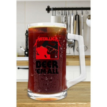 METALLICA - CHOP BEER EM ALL - TRANSPARENT