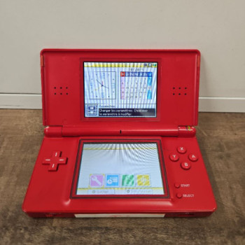 CONSOLE NINTENDO DS LITE ROUGE SANS STILET