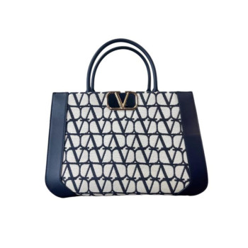 SAC CABAS VALENTINO NEUF BLUE FULLSET