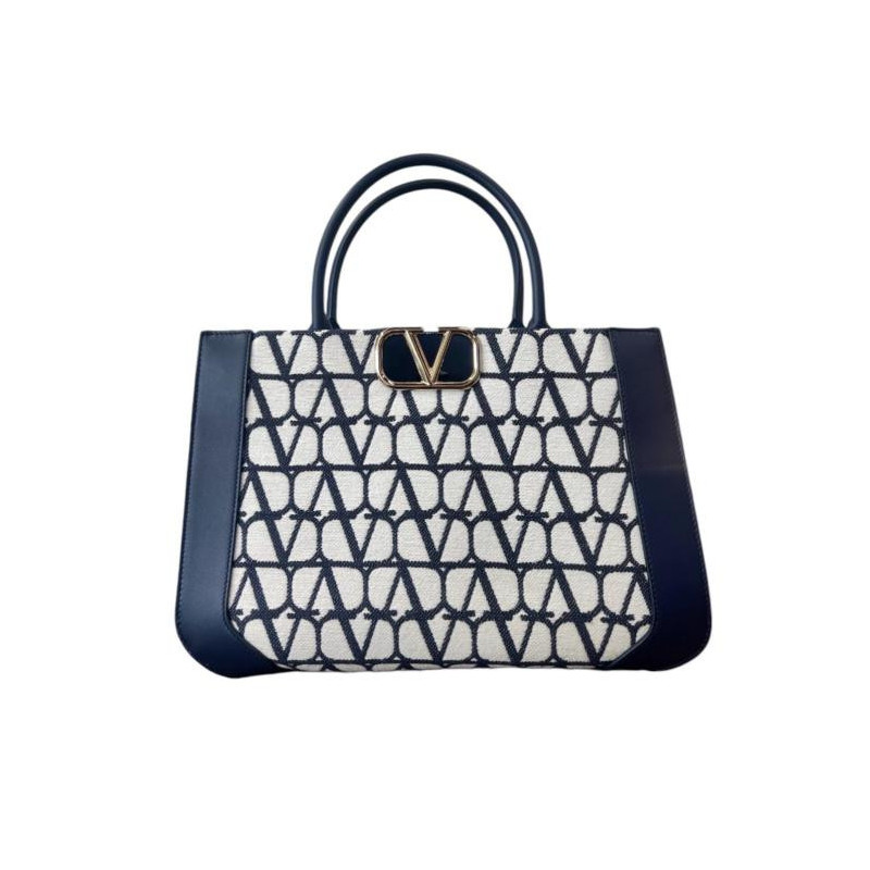 SAC CABAS VALENTINO NEUF BLUE FULLSET