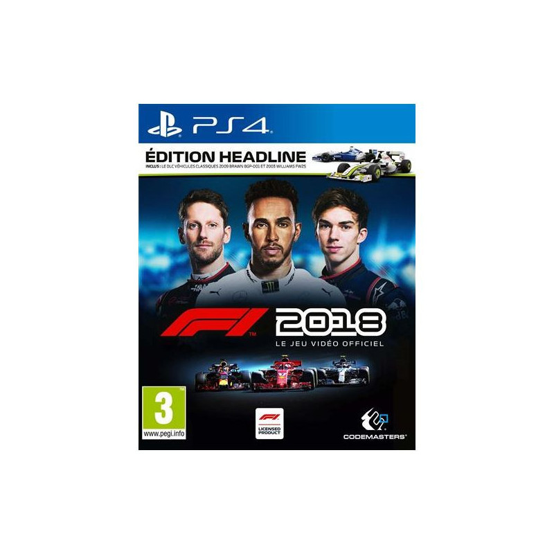 F1 2018 EDITION HEADLINE - PS4