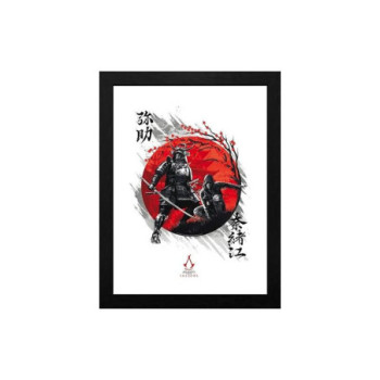 ASSASSIN S CREED SHADOWS YASUKE & NAOE TIRAGE ENCADRE (30X40)