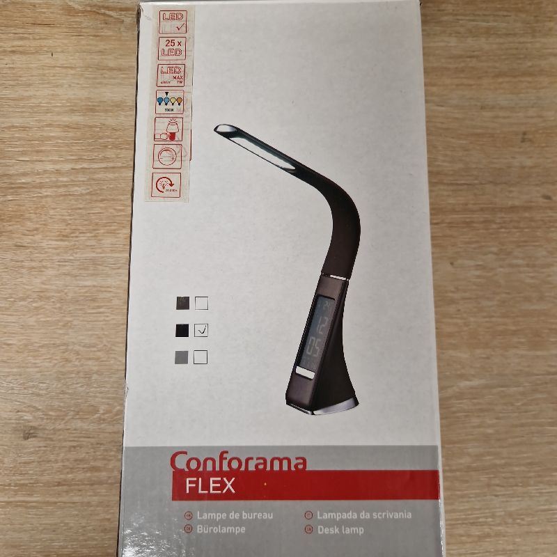 LAMPE DE BUREAU CONFORAMA FLEX