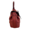 SAC A MAIN LANCEL CHARLIE CUIR ROUGE