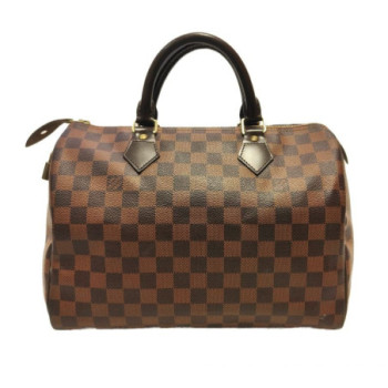 SAC A MAIN LOUIS VUITTON SPEEDY 30 DAMIER EBENE