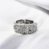 BAGUE CARTIER  MAILLON PANTHERE 750 SERTIE DE DIAMANT 12.79GRS