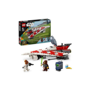 LEGO STAR WARS JEDI BOB S STARFIGHTER BUILDABLE TOY VEHICLE FOR 8 PLUS YEAR OLD BOYS GIRLS WITH 2 CHARACTER MINIFIGURES