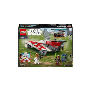 LEGO STAR WARS JEDI BOB S STARFIGHTER BUILDABLE TOY VEHICLE FOR 8 PLUS YEAR OLD BOYS GIRLS WITH 2 CHARACTER MINIFIGURES