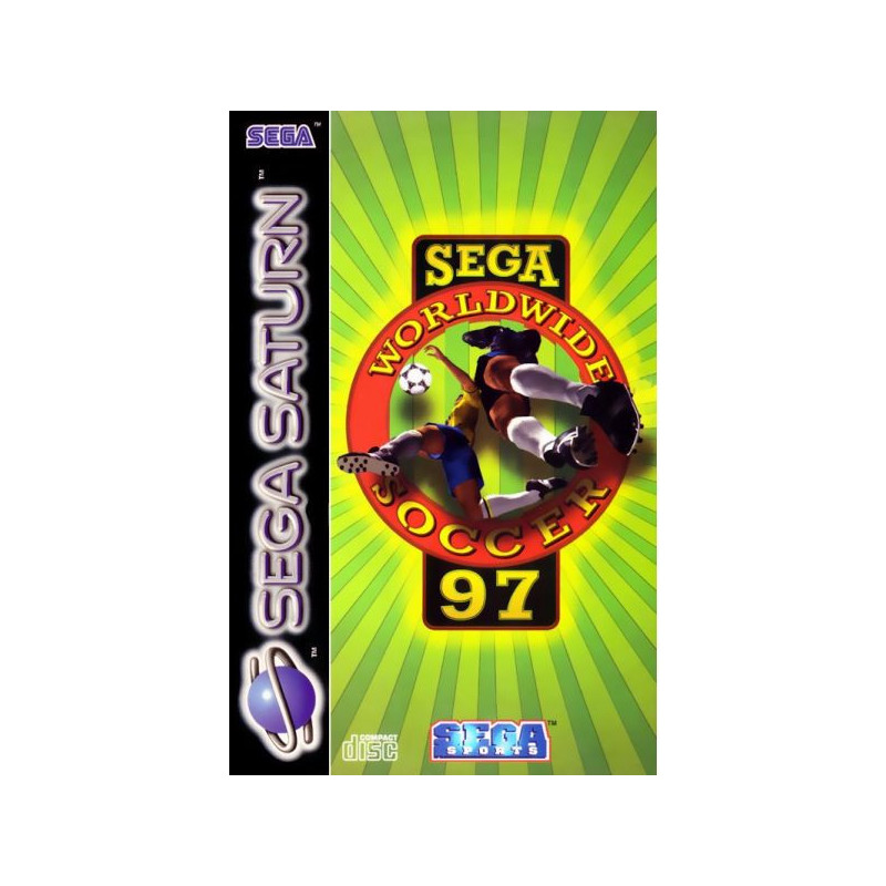 SEGA SATURN - SEGA WORLDWIDE SOCCER 97 MIT OVP GEBRAUCHT