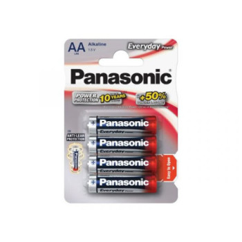 BATTERIE AA PANASONIC EVERYDAY POWER LR6 4BP