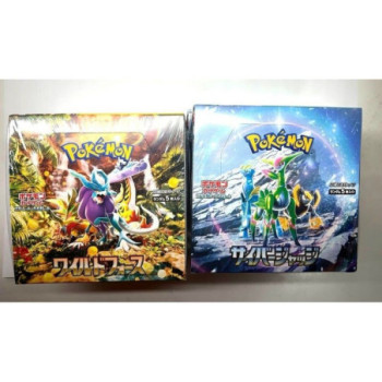 POKEMON CARD BOOSTER BOX WILD FORCE & CYBER JUDGE SV5K SV5M CASE (12BOX) POKEMON