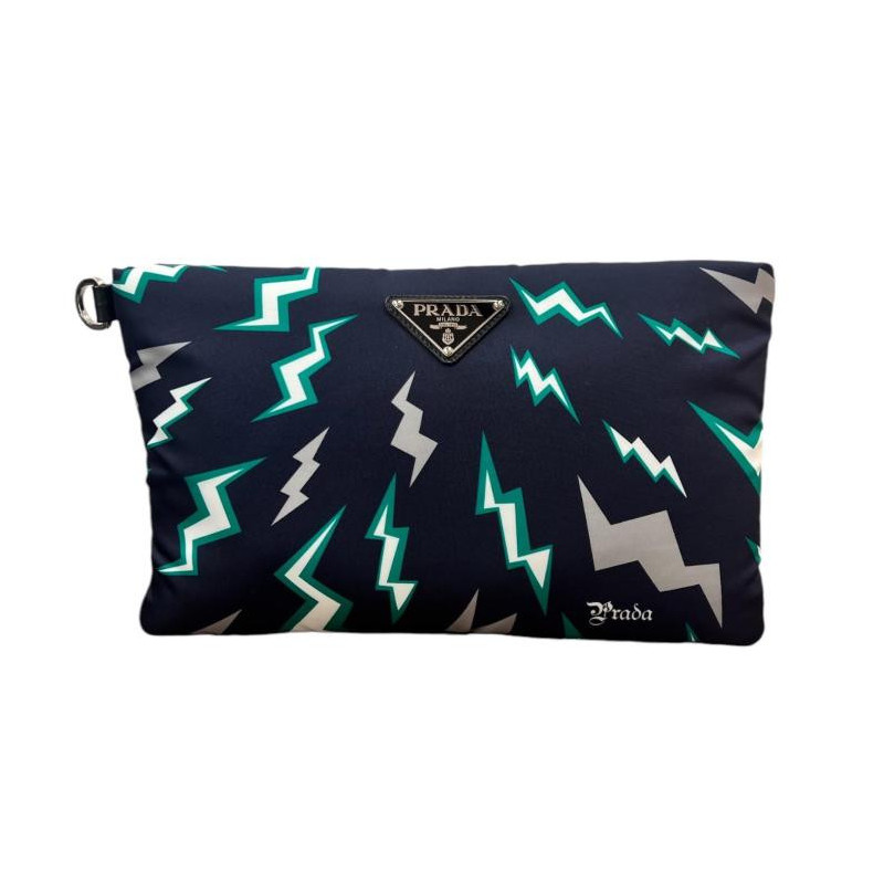 POCHETTE PRADA BLUE FRANKENSTEIN