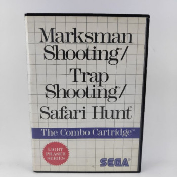 MARKSMAN SHOOTING   TRAP SHOOTING   SAFARI HUNT - MASTER SYSTEM