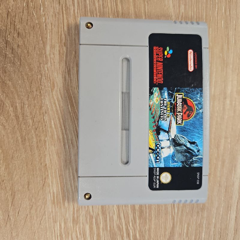 JEU SNES JURASSIC PARK PART 2 CARTOUCHE SEULE