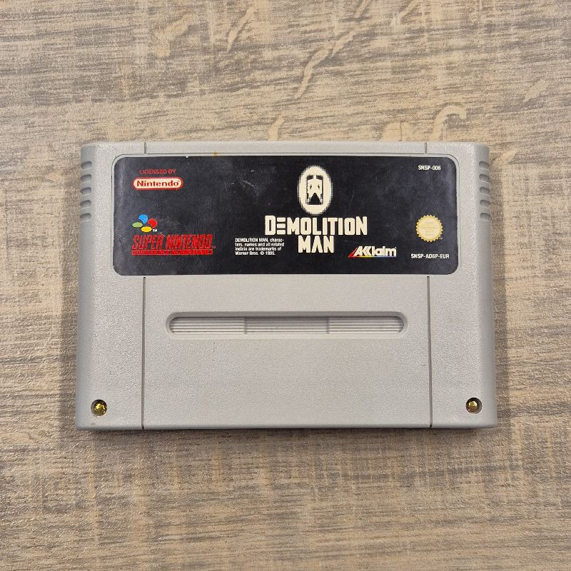 DEMOLITION MAN - SNES (CARTOUCHE UNIQUEMENT)