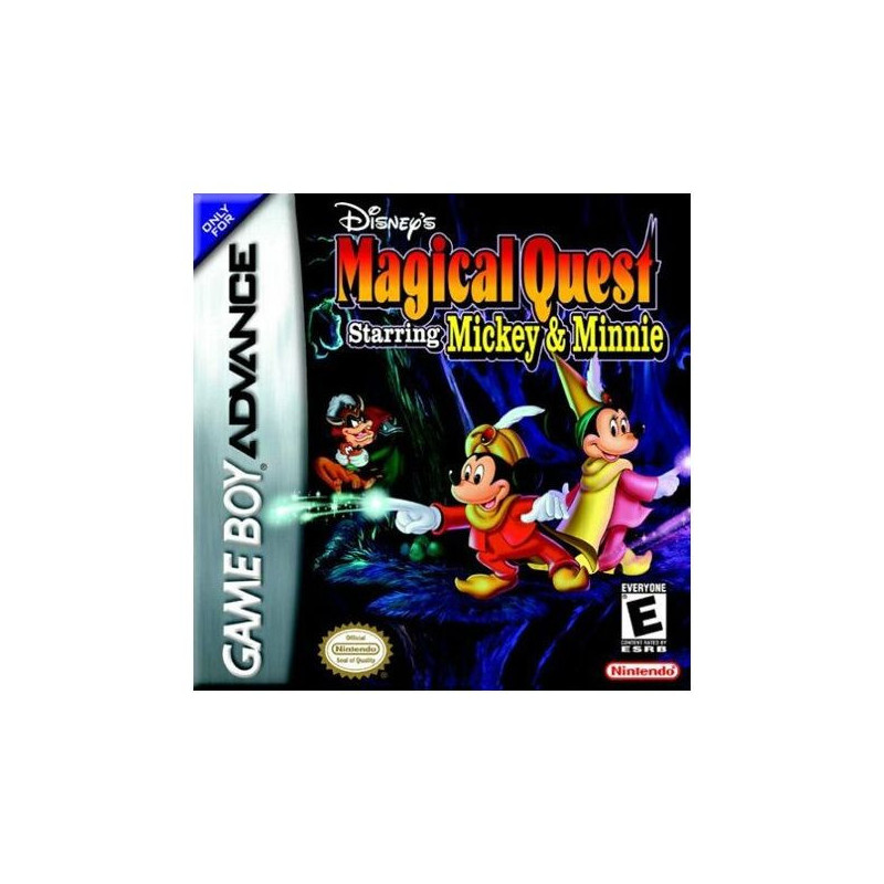 DISNEY S MAGICAL QUEST STARRING MICKEY & MINNIE - NINTENDO GAMEBOY ADVANCE GBA USED