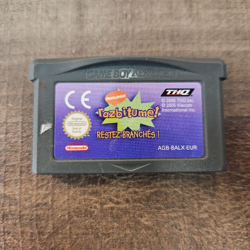 NICKELODEON RAZBITUME RESTEZ BRANCHES GBA