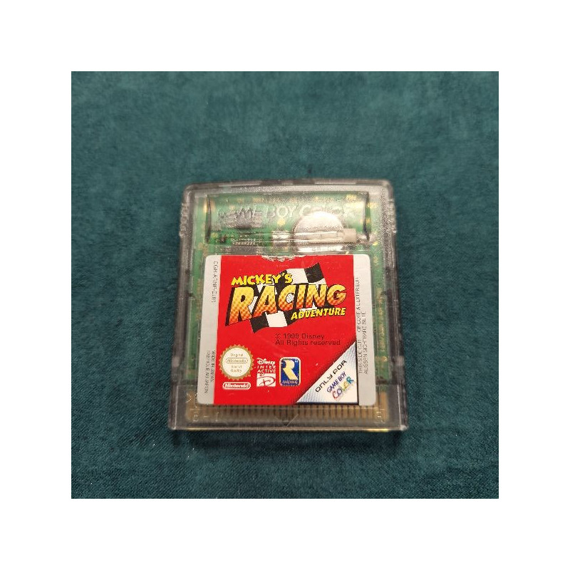 MICKEYS RACING ADVENTURE - NINTENDO GAMEBOY COLOR GBC USED