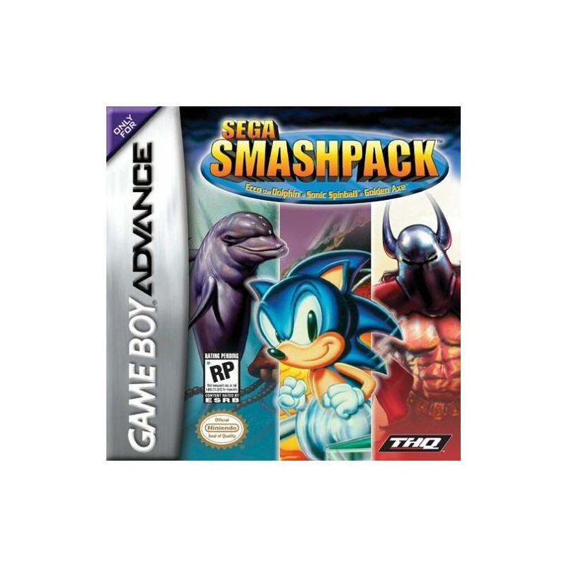 SEGA SMASH PACK - NINTENDO GAMEBOY ADVANCE GBA USED