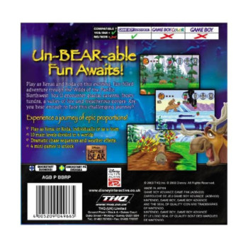 DISNEY S BROTHER BEAR GBA