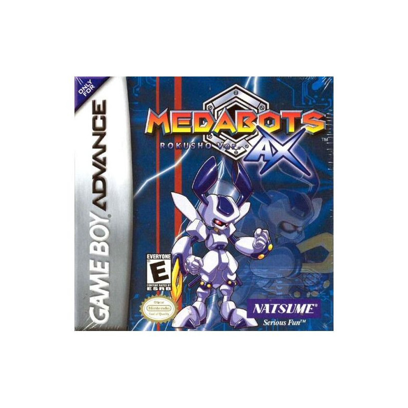 MEDABOTS AX ROKUSHO VERSION - NINTENDO GAMEBOY ADVANCE GBA REFURBISHED