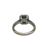 BAGUE 18 CTS DIAMANT 0,80CT GH/SI, BRILLANT FG/VS 0,25CT