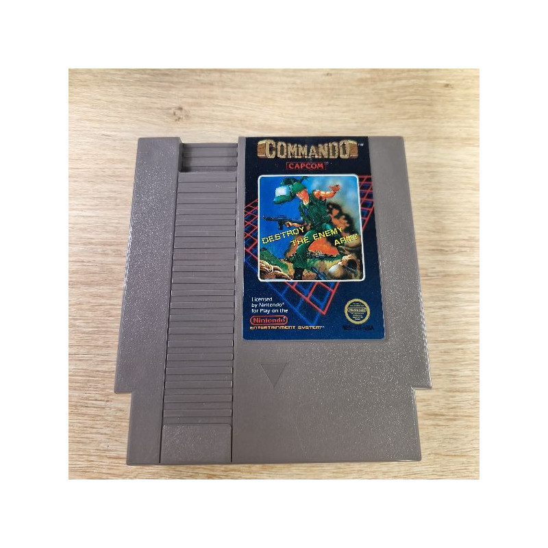 COMMANDO DESTROY THE ENEMY ARMY NES USA