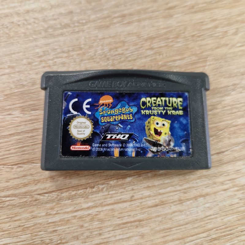 JEU GAMEBOY ADVANCE BOB L EPONGE