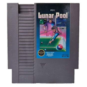 LUNAR POOL (NINTENDO ENTERTAINMENT SYSTEM, 1987) - NES 3 SCREW