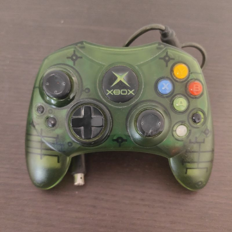 XBOX X CONTROLLER S MANETTE FILAIRE VERT TRANSPARENTE