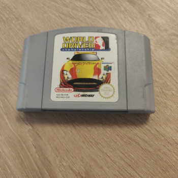 WORLD DRIVER CHAMPIONSHIP N64 (CARTOUCHE SEULE)