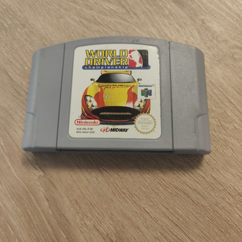 WORLD DRIVER CHAMPIONSHIP N64 (CARTOUCHE SEULE)