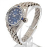 ROLEX LADY-DATEJUST 26 OR BLANC 18K DIAMANTS & SAPHIRS 79089