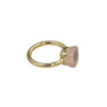 BAGUE POMELLATO NUDO QUARTZ ROSE T 56