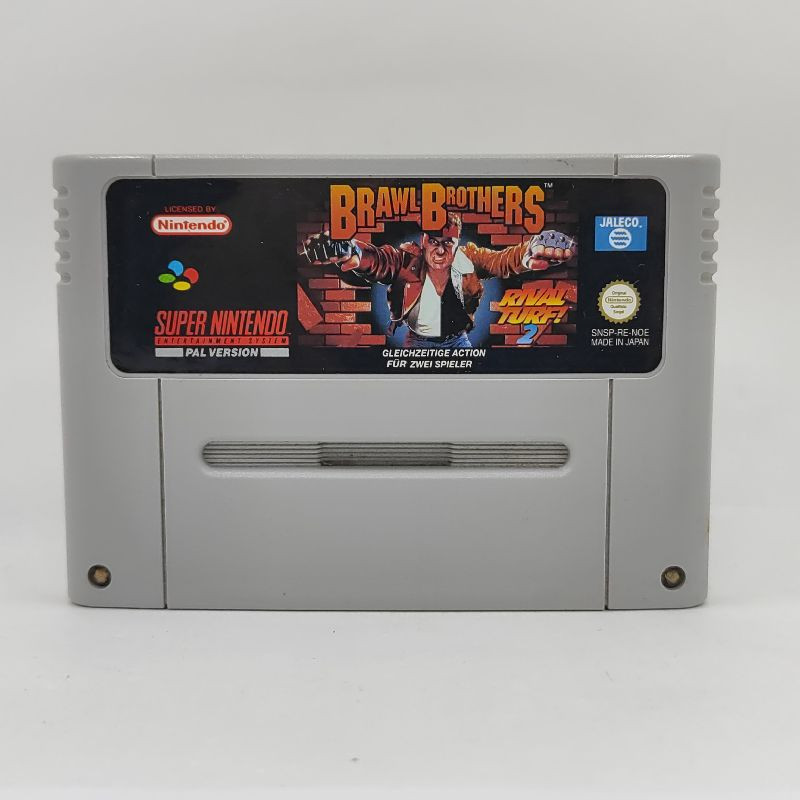 BRAWL BROTHERS RIVAL TURF 2 - SUPER NINTENDO