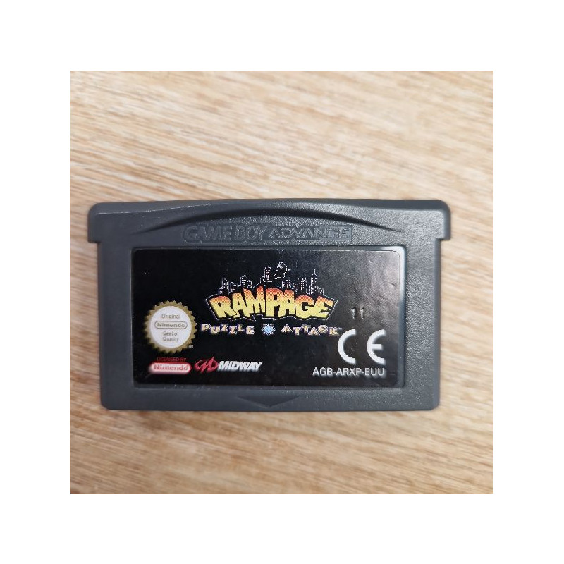 RAMPAGE PUZZLE ATTACK GBA