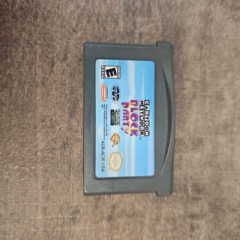 CARTOON NETWORK BLOCK PARTY USA CARTOUCHE SEULE - GAMEBOY ADVANCE