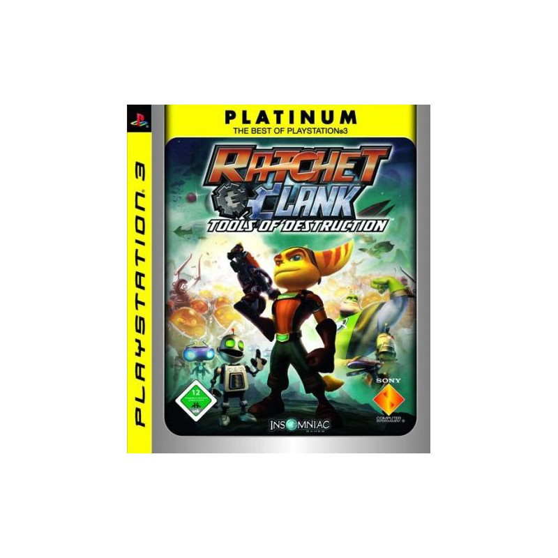 RATCHET AND CLANK TOOLS OF DESTRUCTION  PLATINUM - PS3