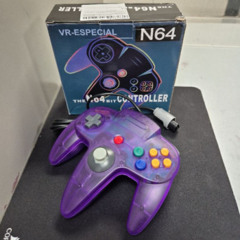 MANETTE N64 CLEAR PURPLE