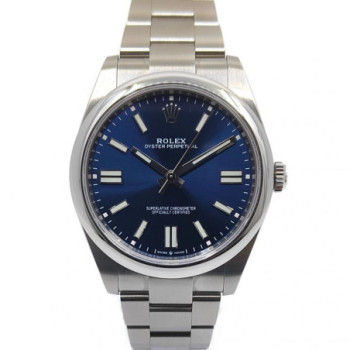 ROLEX OYSTER PERPETUAL 41 BLUE DIAL 124300