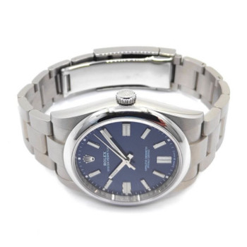 ROLEX OYSTER PERPETUAL 41 BLUE DIAL 124300