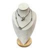 COLLIER HERMES FARANDOLE 80CM  ARGENT