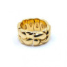 BAGUE CHOPARD CASMIR OR JAUNE 18K ET DIAMANTS 21.17G T.59