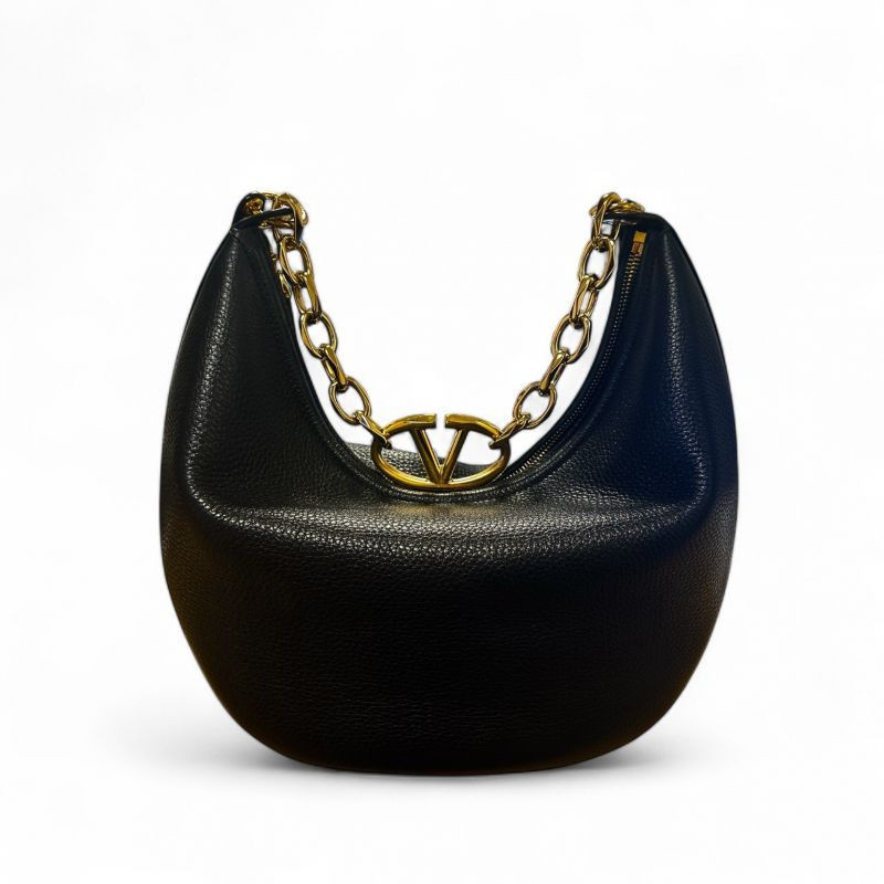 SAC A MAIN VALENTINO HOBO VLOGO MOON MOYEN NOIR